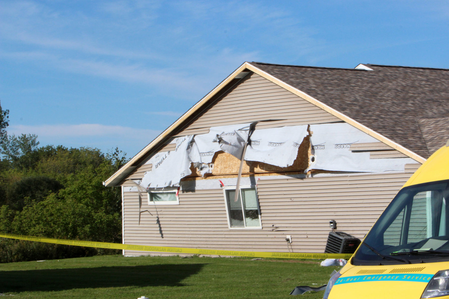 Tornado damage in near Wheaton/Elk Mound 9-25